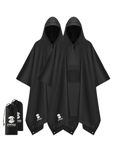 Double Layer Rain Poncho (2 Count)