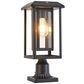 Solar Lamp Post Lights for Outdoor with Pier Mount Base
