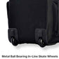 22 inch Carry On 8 Pockets Wheeled Rolling Duffel Bag Water Resistant Luggage Lightweight Travel Suitcase with Retractable Handle