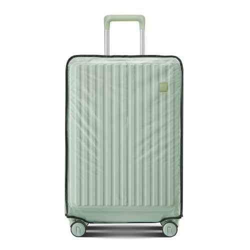 4 Piece Expandable Hardshell Pink Luggage Sets with Spinner Wheels