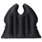 2-in-1 Inflatable Seat Cushion & Lumbar Support,Black