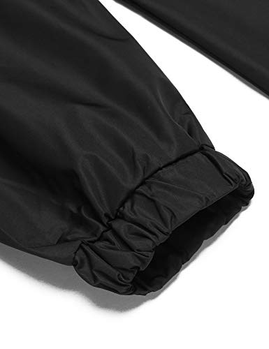 Men's Rain Jacket Waterproof Long Rain Coats For Men Golf Rain Jacket Packable Rain Jackets