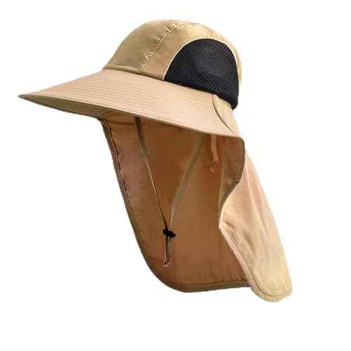 Sun Hat for Men Women with Neck Flap