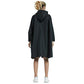 Rain Poncho Jacket Coat Hooded Zipper Style for Women
