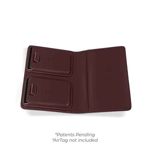 Passport Wallet with AirTag Holder