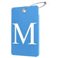 2 Pack Initial Luggage Tags for Suitcases Airplane Travel Essentials (2 Count)