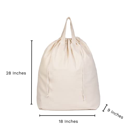 Canvas Laundry Bags (2 Count)