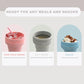 Collapsible Cup with Reusable Straw