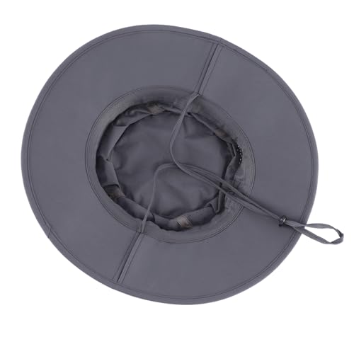 Foldable UPF 50+ Sun Hat for Men Women Wide Brim Beach Bucket Hat Summer Outdoor Fishing Hat UV Sun Protection Cap for Hiking Gardening Golf Dark Grey
