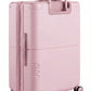 Checked Expandable Suitcase