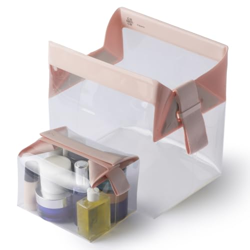 Parcel Clear Travel Kit with Zipperless Magnetic Closure