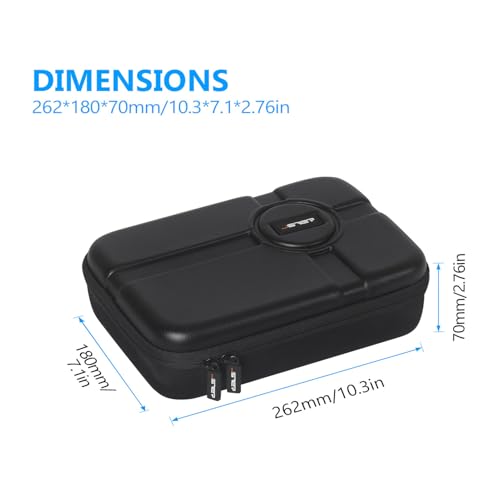 PU Leather Hard Shell Carrying Case for GoPro Hero13