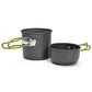 Camping Cookware Stove Set with 1.2L
