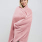 Premium Soft Long Travel Blanket Pillow Combo
