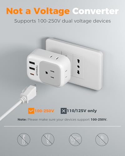 Italy Travel Plug Adapter (2 Count)