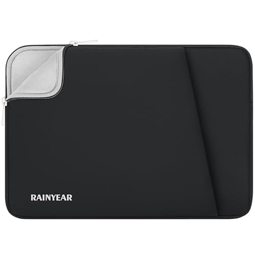 RAINYEAR 17 Inch Laptop Sleeve Padded Case Cover with Front Pocket
