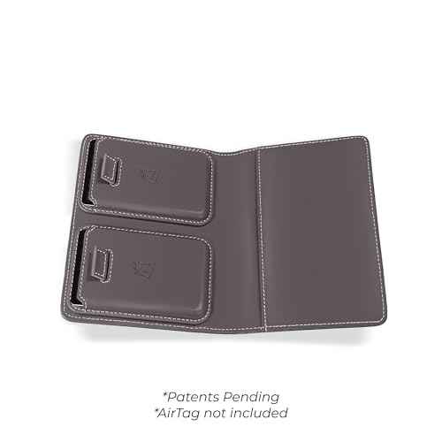 Passport Wallet with AirTag Holder