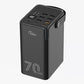 70000mAh Power Bank High Capacity 20W PD 3.0 Fast Charging 22.5W Max Large Power Bank