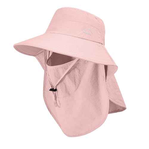 Sun Hat for Men Women with Neck Flap