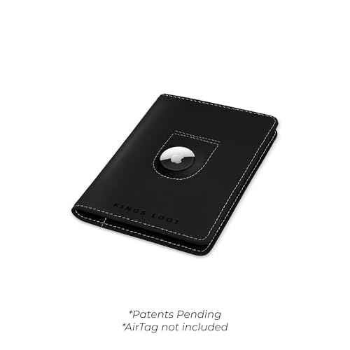Passport Wallet with AirTag Holder