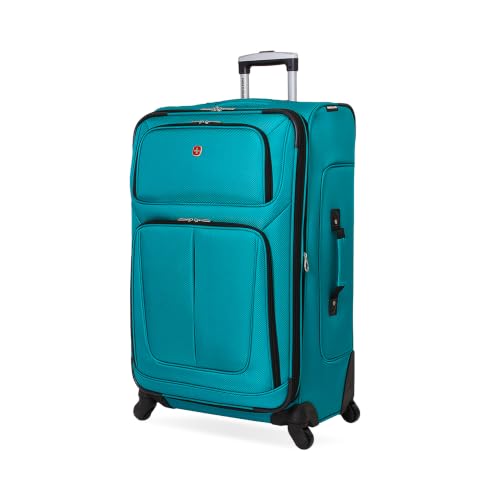 Sion Softside Expandable Spinner Luggage Durable Lightweight Travel Suitcase