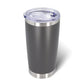 20oz Tumbler with Lid Stainless Steel Tumblers Insulated Mug Grey 1P