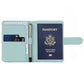 Premium Leather Passport Holder Covers Case