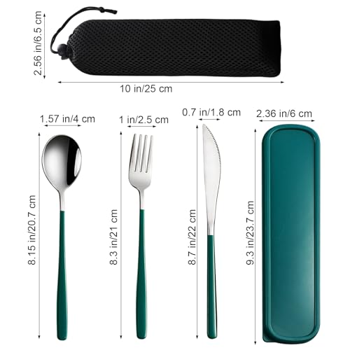 3 Piece Portable Travel Utensils Set with Case 18 (3 Count)