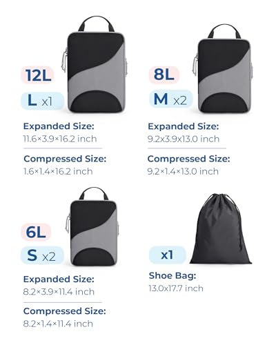 Compression Packing Cubes (6 Count)
