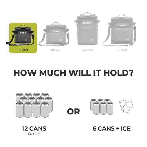 Magnetic Leak Proof 12 Can Soft Cooler with Waterproof Zipper