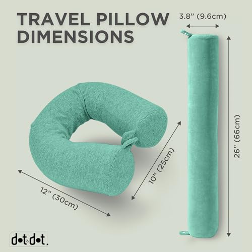 Twist Memory Foam Travel Pillow