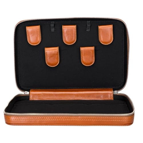 Medicine Handmade Leather Cable Organizer Bag