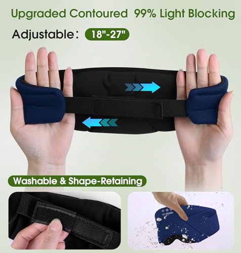 Sleep Mask with Headphones Bluetooth 5.4