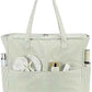 Waterproof Beach Tote Pool Bags for Women Ladies Extra Large Gym Tote Carry On Bag With Wet Compartment for Weekender Travel