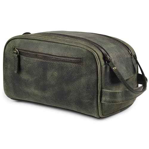 Leather Toiletry Bag for Men