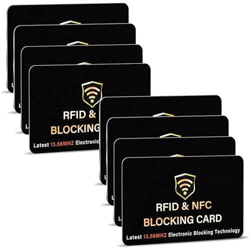 8 Pack RFID Blocking Card for Credit Debit ID Card (8 Count)