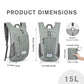 10L 15L Hiking Backpack Lightweight Packable Hiking Daypack Small Travel Outdoor Foldable Shoulder Bag