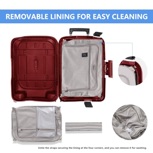 Zipperless Luggage Set 2 Pieces (2 Count)