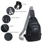 10L Crossbody Sling Bag for Women Men Anti Theft Cross Body Fanny Pack Belt Bag Purse Gifts for Women Faux Leather