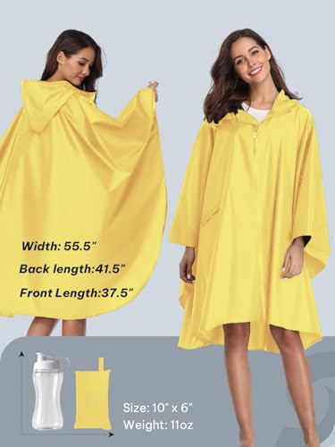 Rain Poncho for Adults