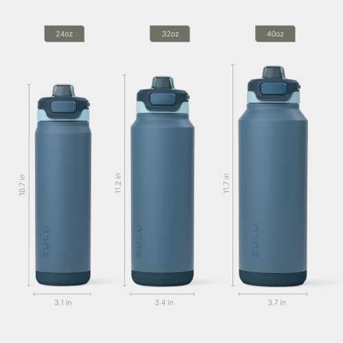Powerfill Pro 24oz Stainless Steel Sip or Chug Water Bottle