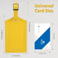 3 Pack Luggage Tags for Suitcases Airplane Travel Essentials (3 Count)