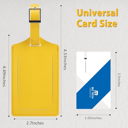 3 Pack Luggage Tags for Suitcases Airplane Travel Essentials (3 Count)