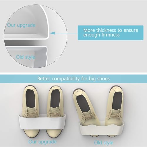 6Pack Wall Shoe Rack (6 Count)