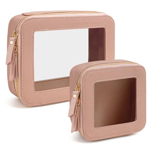 Travel Clear Makeup Bag Set