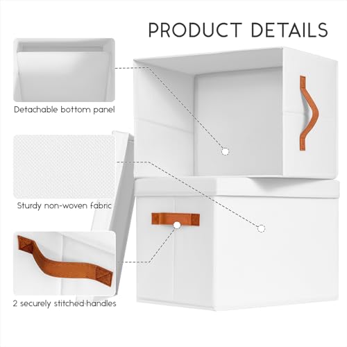 Storage Bins with Lids (8 Count)