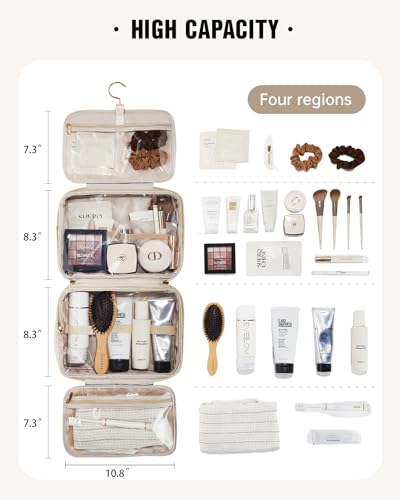 Toiletry Bag with Hanging Hook