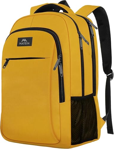 Yellow Travel Laptop Backpack
