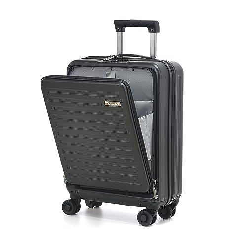 20 Inch Carry On Luggage with Front Pocket