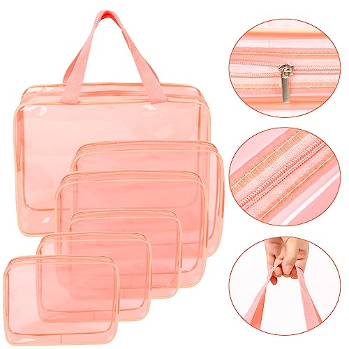 Clear Makeup Bags (6 Count)